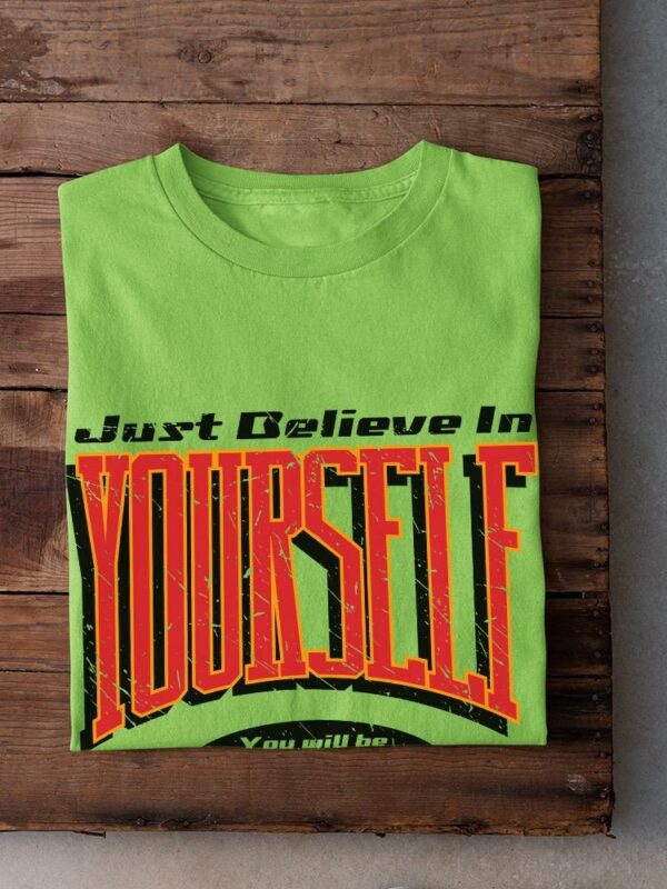 Believe In Yourself Grunge T-shirt -Image by Shutterstock - Image 13