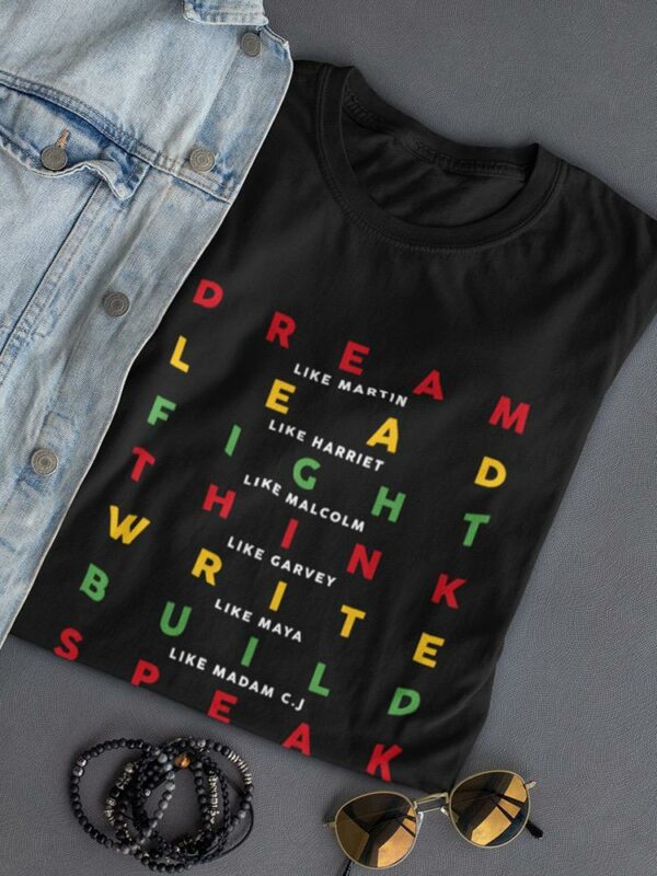 Dream, Lead, Educate Believe T-shirt -SmartPrintsInk Designs - Image 7