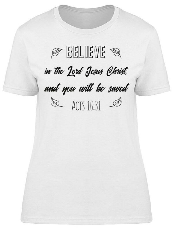 Believe In Lord Tee Women's -Image by Shutterstock