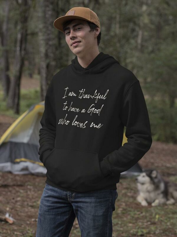 Thankful Religious Quote Hoodie Men's -GoatDeals Designs