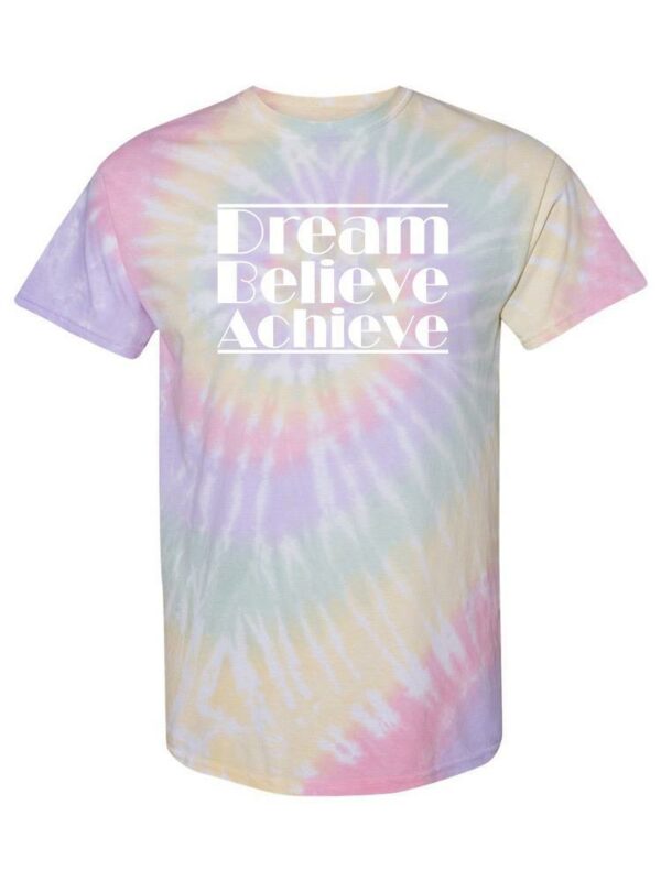 Dream, Believe And Achieve T-shirt -SmartPrintsInk Designs - Image 3