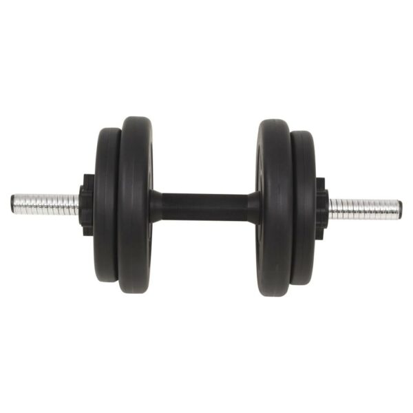 vidaXL Barbell and Dumbbell Set 132.3 lb - Image 5