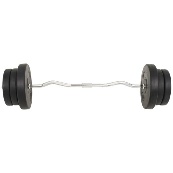 vidaXL Barbell and Dumbbell Set 132.3 lb - Image 7