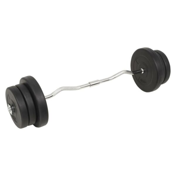 vidaXL Barbell and Dumbbell Set 132.3 lb - Image 8