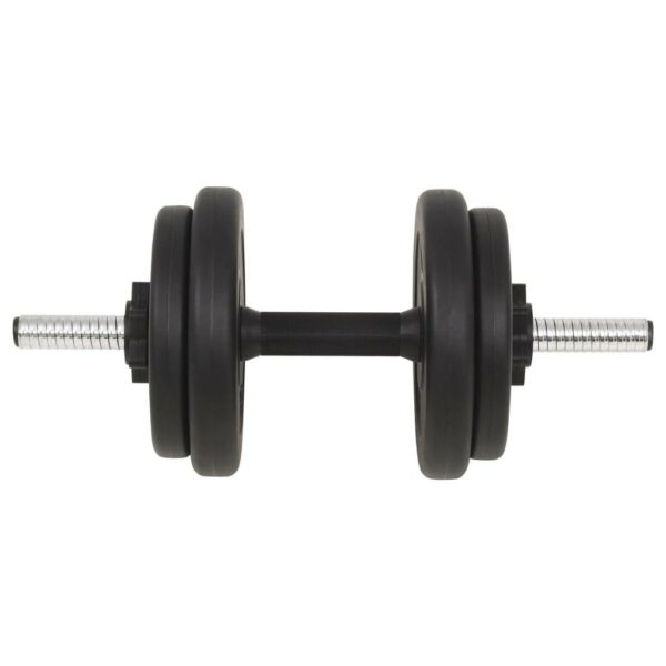 vidaXL Barbell and Dumbbell Set 66.1 lb - Image 5