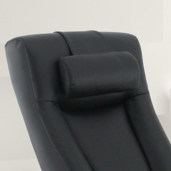 Relax-R Cervical Pillow in Black Top Grain Leather