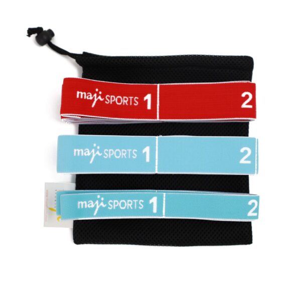 Maji Sports Elastic Yoga Straps (Set Of Three) - Image 2