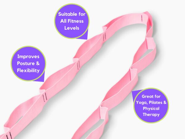 Multi-Loop Stretching Strap for Yoga & Pilates - Image 3