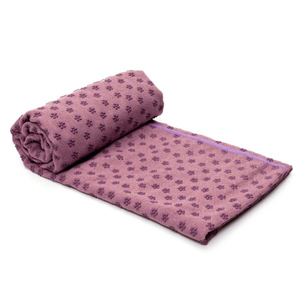 Premium Absorption Hot Yoga Mat Towel with Slip-Resistant Grip Dots - Image 7